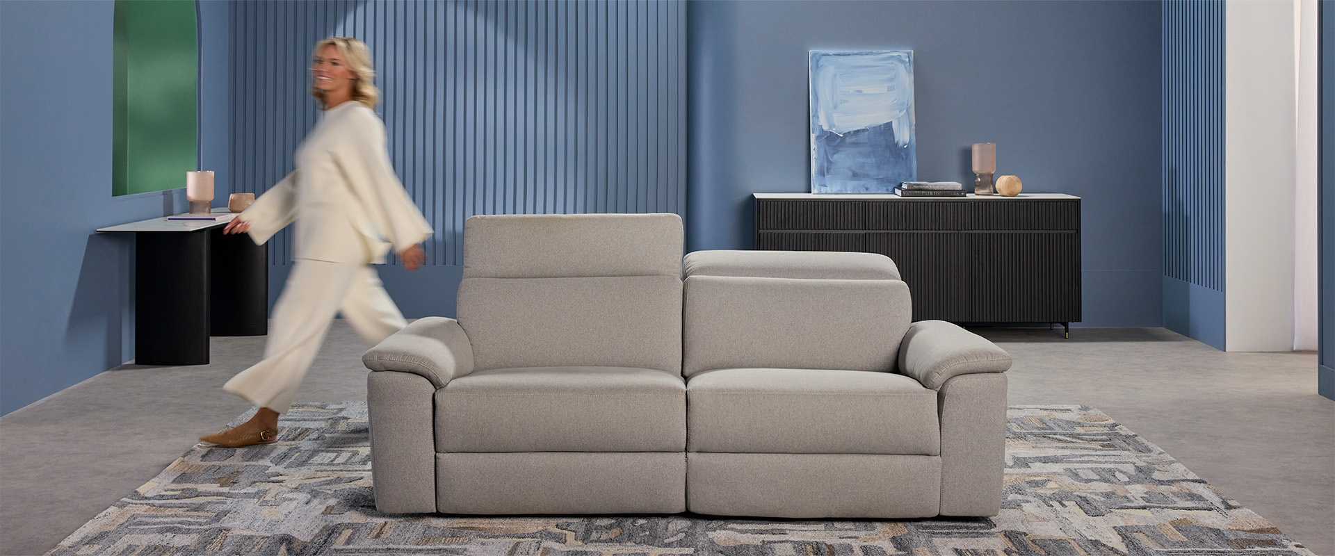 Kimaya Sofa Modern Recliner Lounge