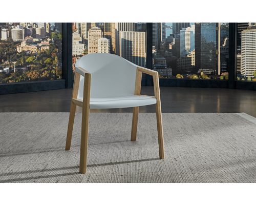 Beverly ash wood dining chair