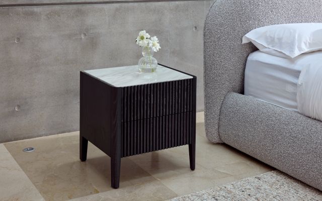 Flute Bedside Table
