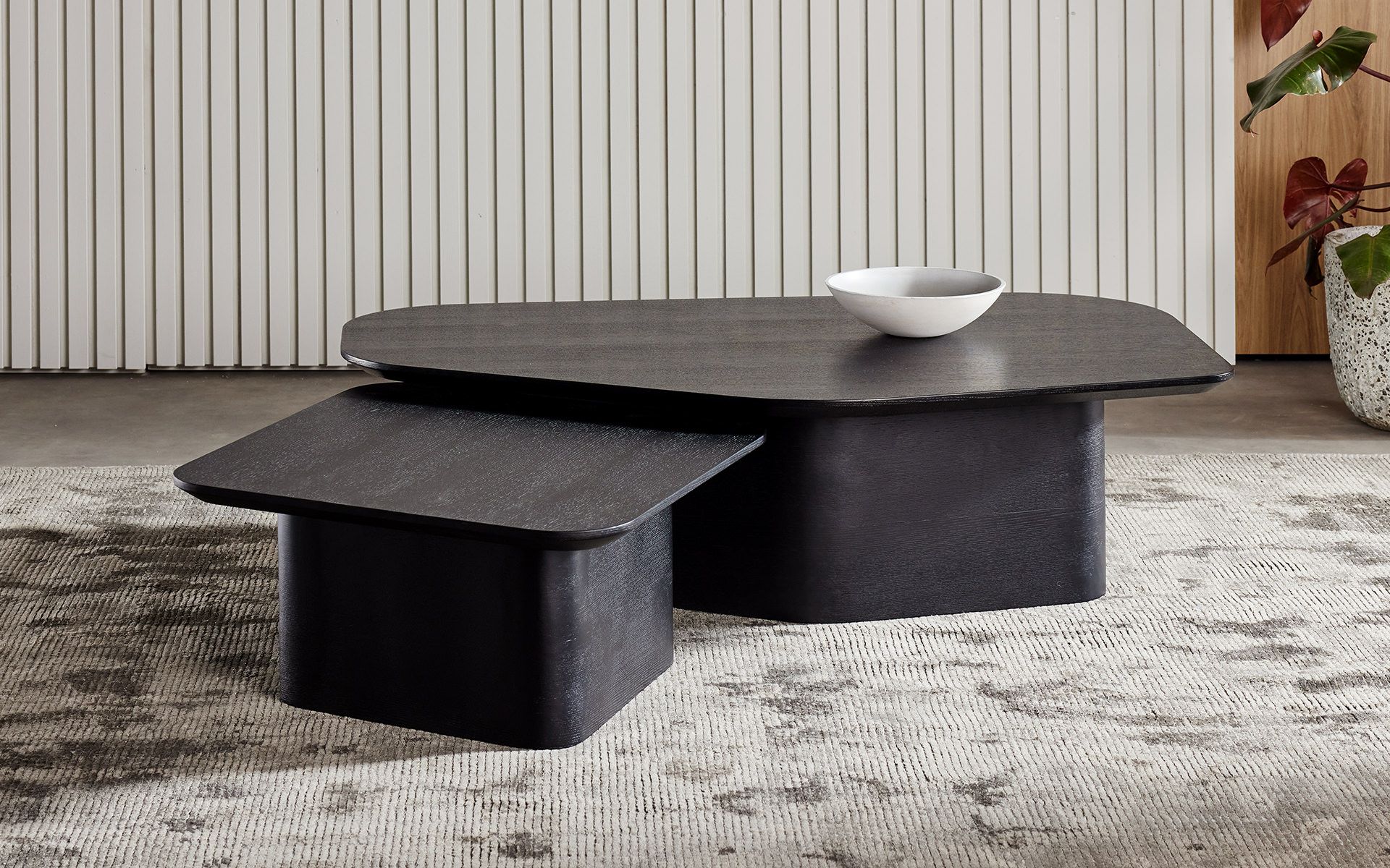 Coffee Tables Round, Glass, Marble, Black, White Nick Scali