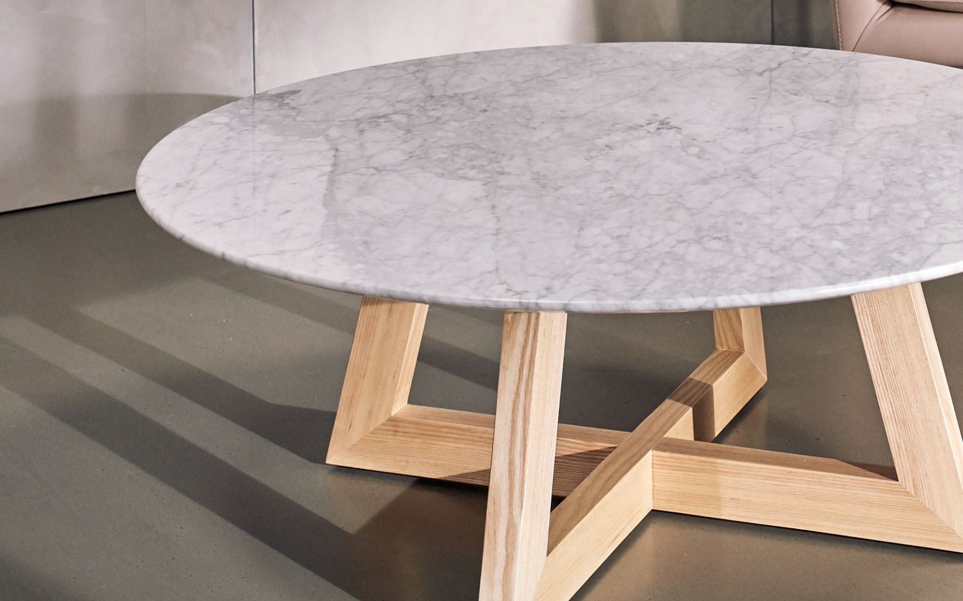 Coffee Tables Round, Glass, Marble, Black, White Nick Scali