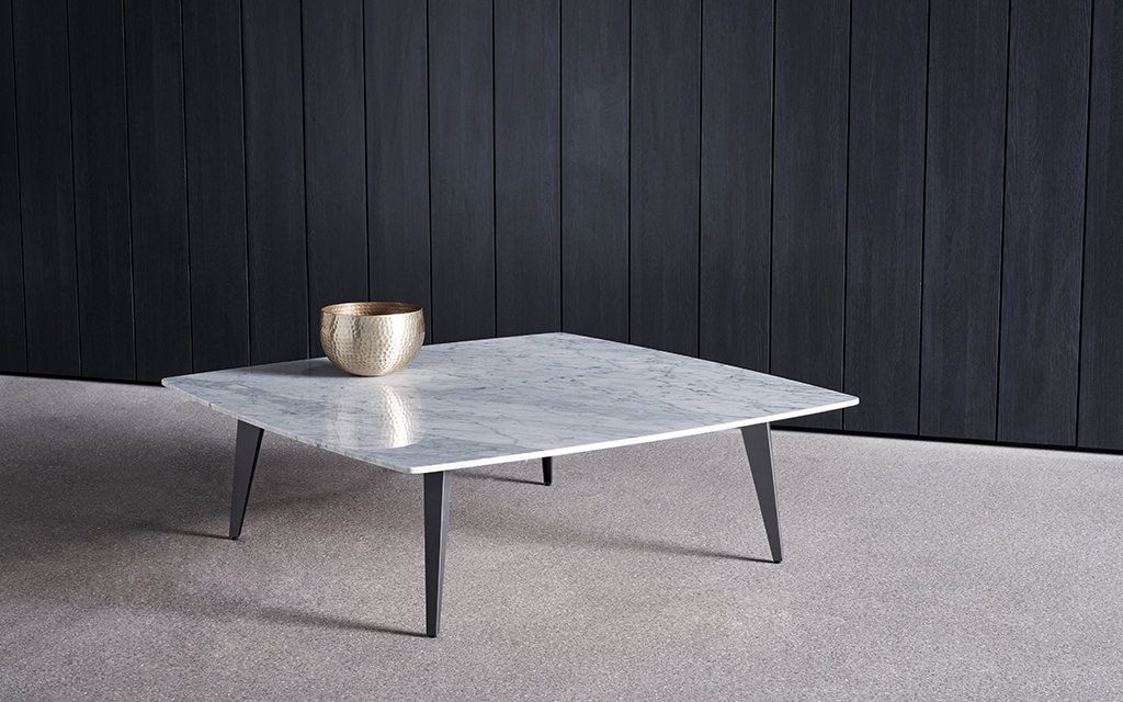 Coffee Tables Round, Glass, Marble, Black, White Nick Scali