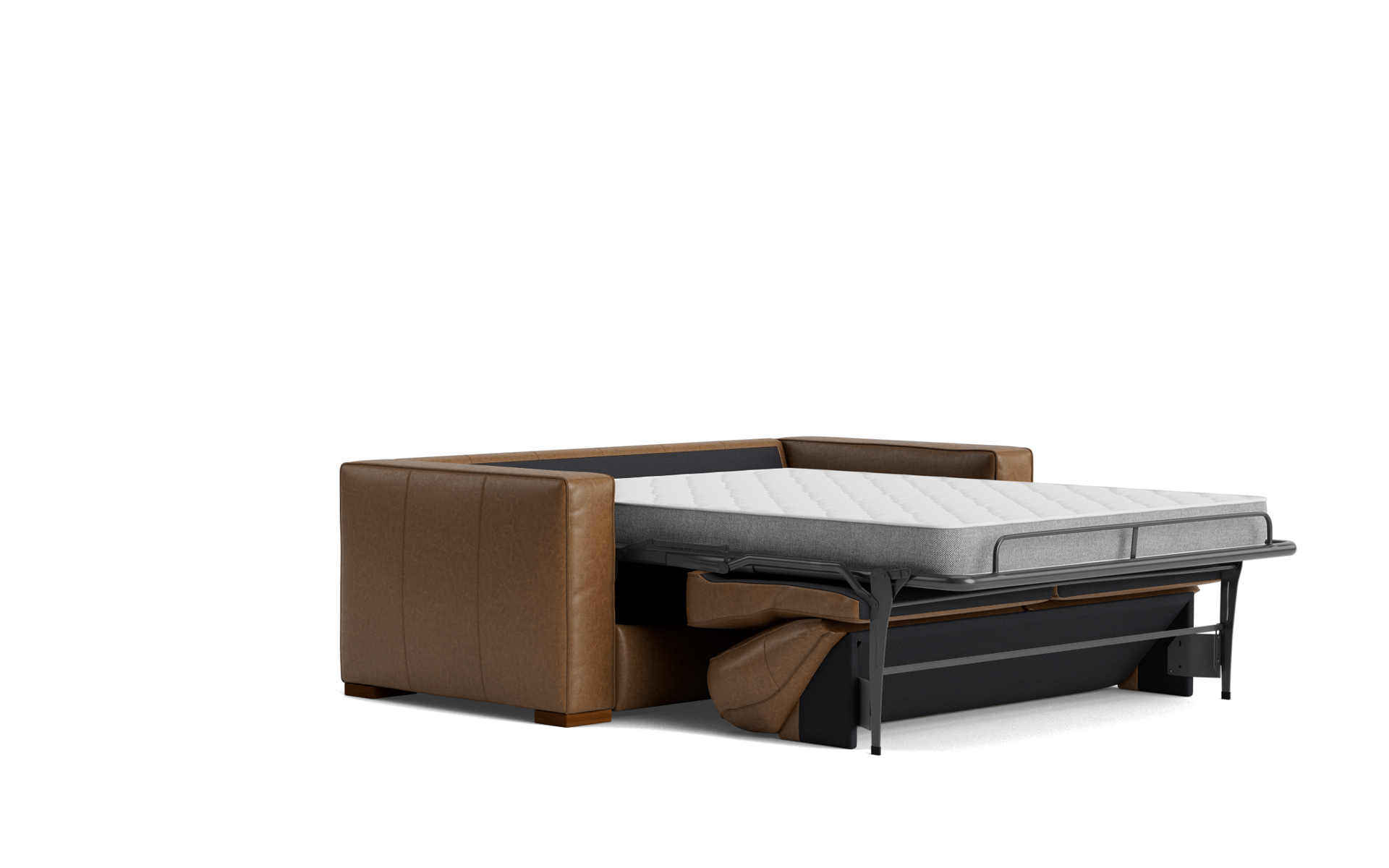 Minorca Sofa Bed Leather Lounge Nick Scali