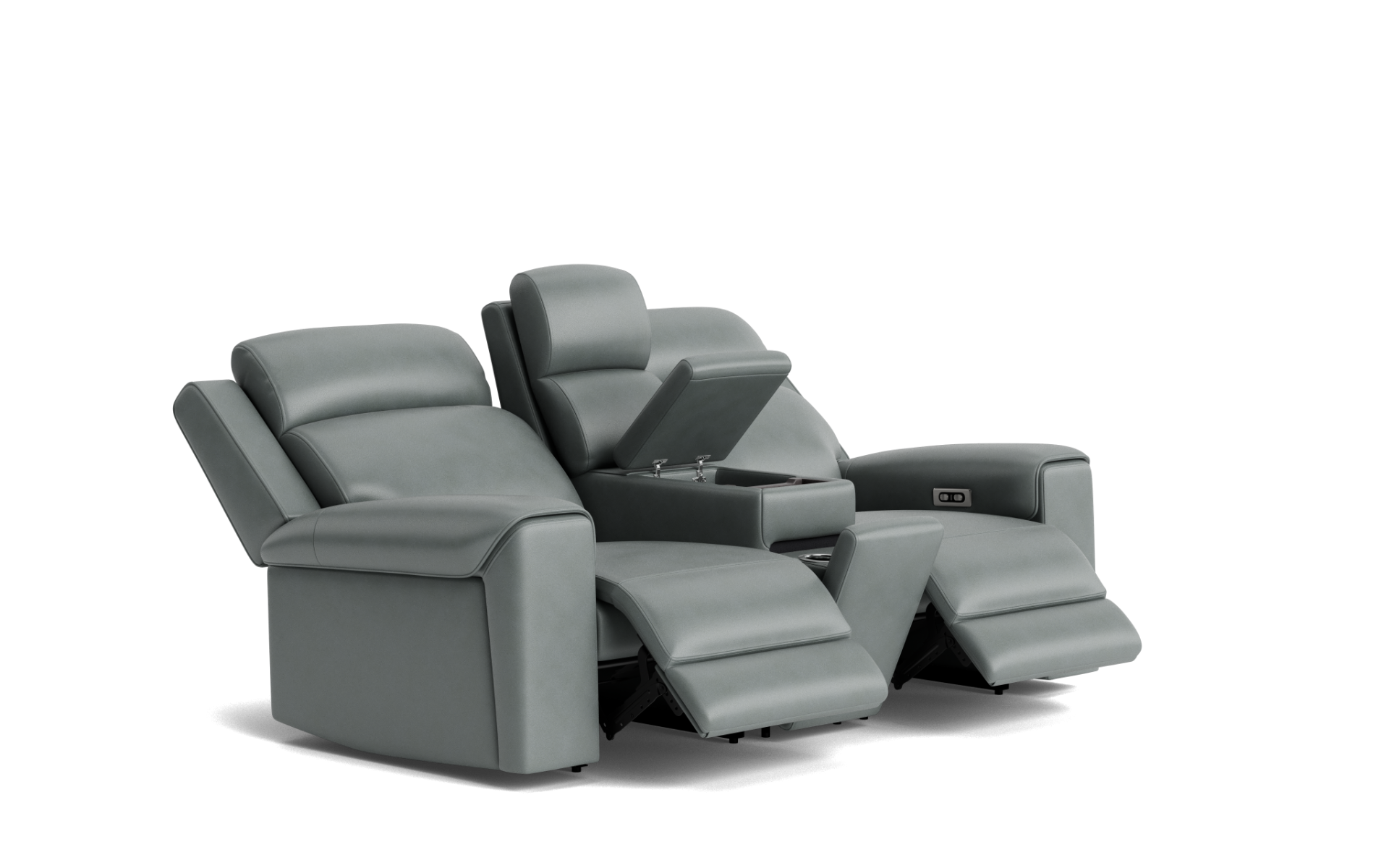 Harbour Leather Sofa Recliner Lounge Nick Scali