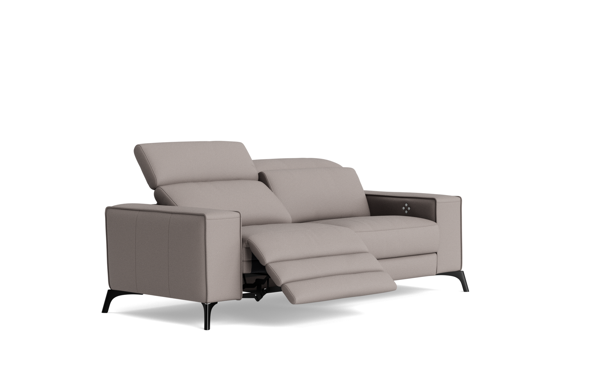 Vitorio Leather Sofa Modern Recliner Lounge Nick Scali