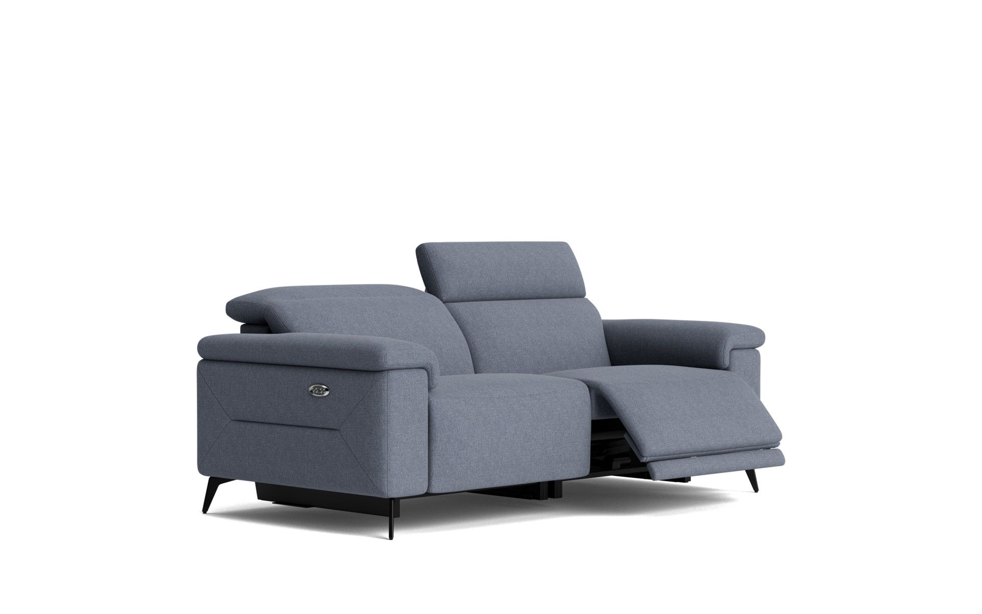 Davoli Fabric Sofa Modern Recliner Lounge Nick Scali
