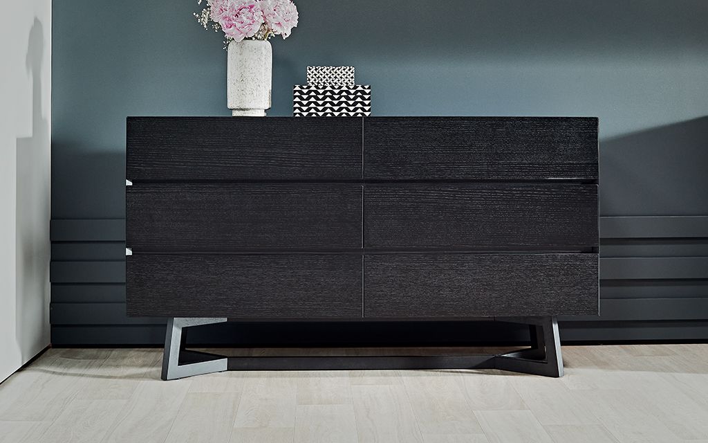 AIX Collection Black Coffee, Dining & Bedside Table Nick Scali