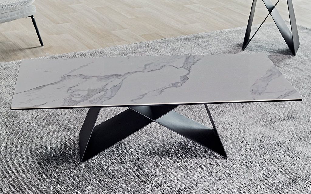 Coffee Tables Round, Glass, Marble, Black, White Nick Scali