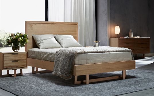 Padrone Australian oak bed frame