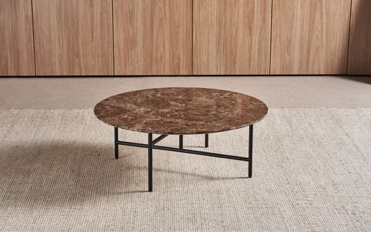 Coffee Tables Round Glass Marble Black White Nick Scali