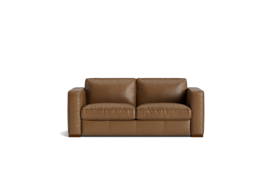 Minorca 2.5 seat sofabed in scottsdale vintage leather tan