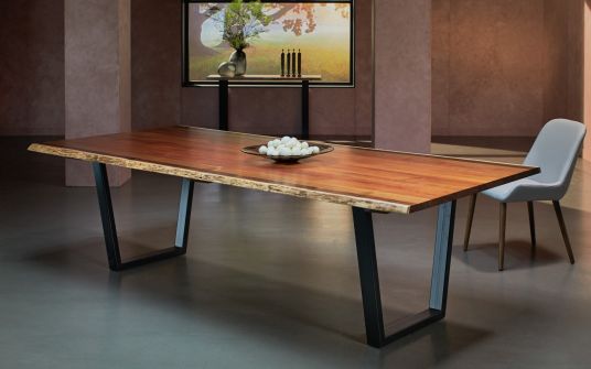 Bartolo blackwood timber dining table