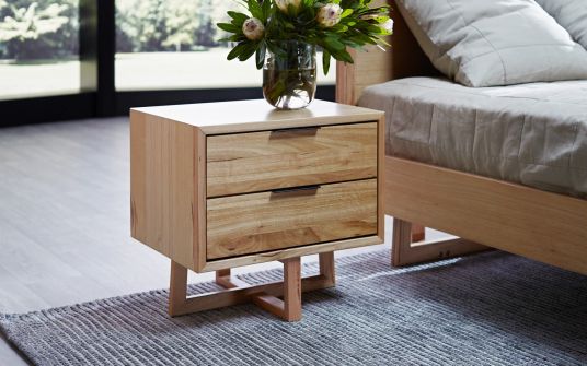 Padrone timber bedside table