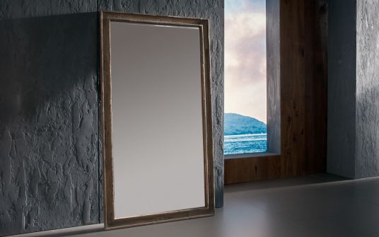 Cooper rectangular timber mirror