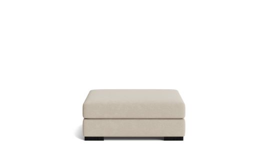Clovelly Ottoman in Friday Stone