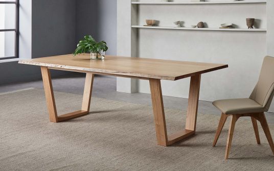 Blox timber dining table