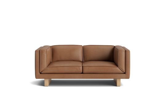 Canyon Leather Sofa Danish Inspired