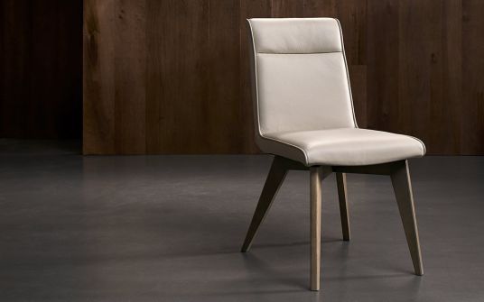 daarcey dining chair cream leather