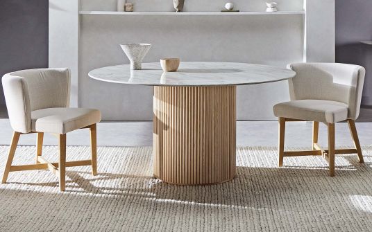 Parc marble dining table