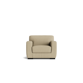 Peony Armchair in Protection Leather Wheat