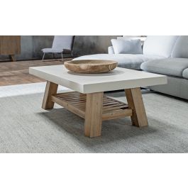 nick scali white concrete dining table