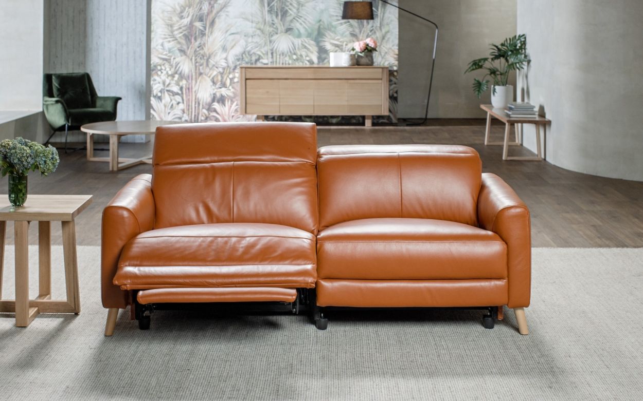 Antigua Lounge Sofa Leather Recliner Nick Scali