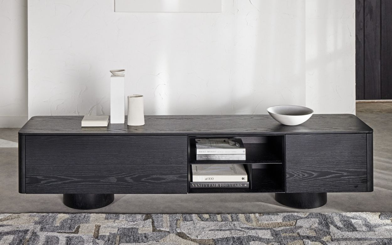 Dark oak store entertainment unit