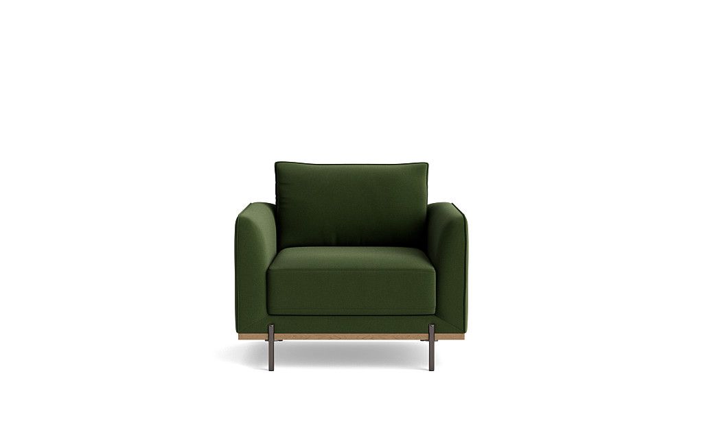 Nick scali deals green velvet chair