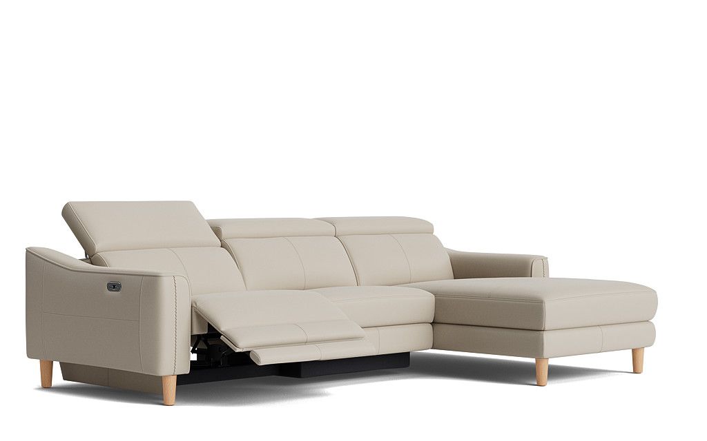 Savoy 2.5 seat electric recliner headrest chaise
